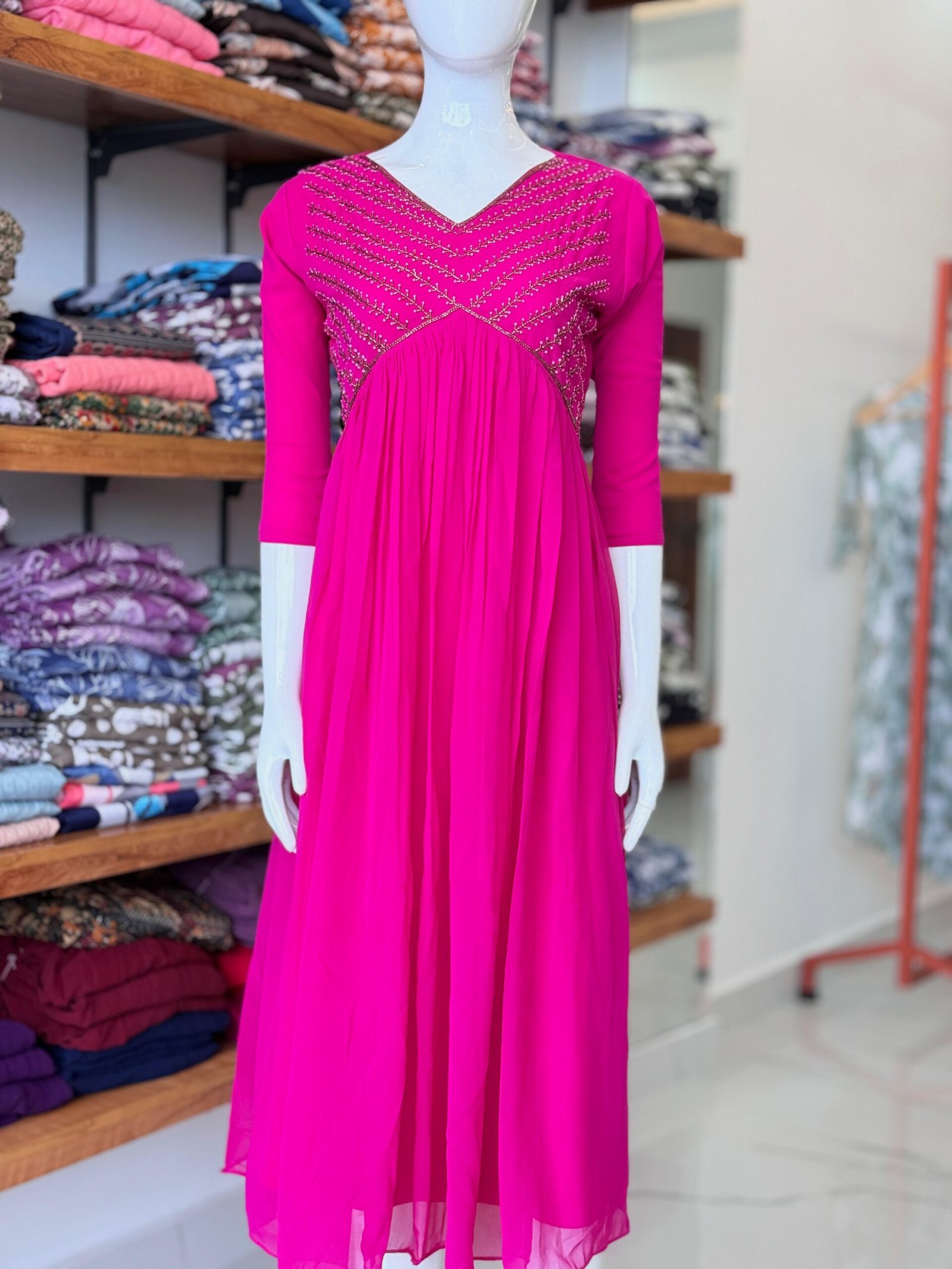 ALIYACUT WITH HEAVY HANDWORK