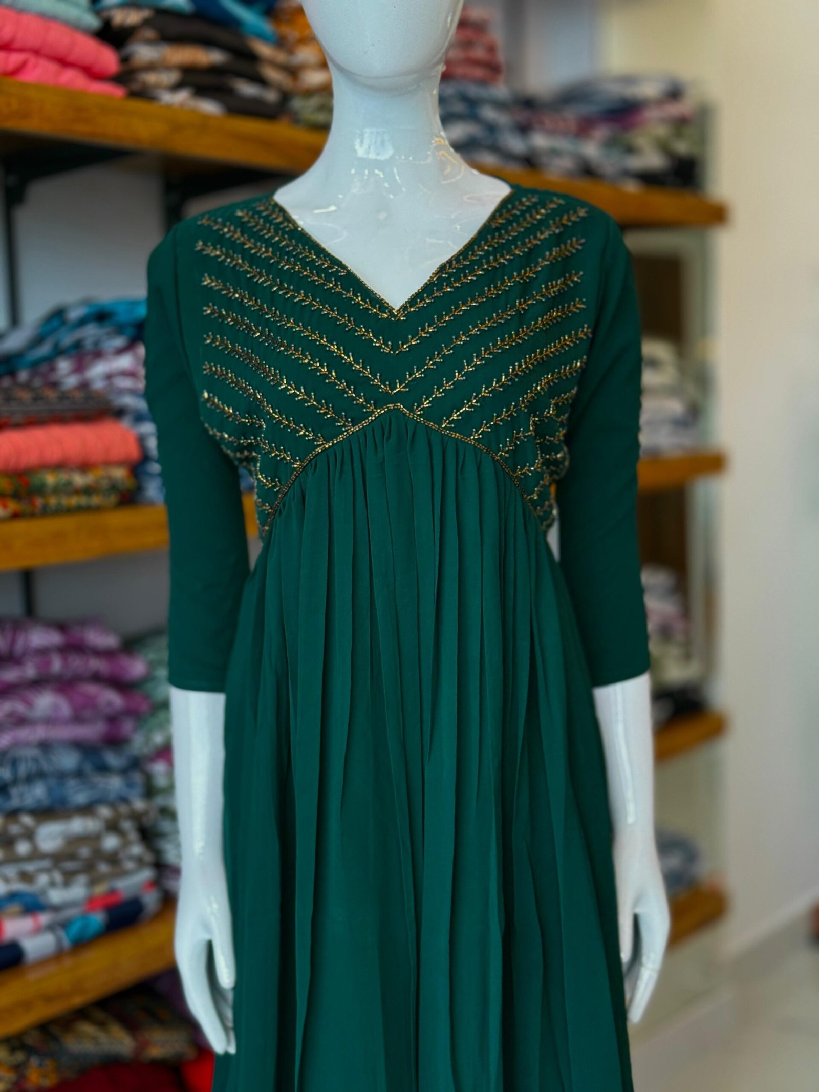 ALIYACUT WITH HEAVY HANDWORK